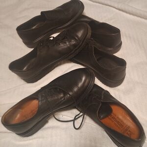 Three Pairs Of Mephisto Shoes. Leather Sneakers 13, Lace Up 11, Slip-on 11.5